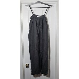 Filosofia Leah Jumpsuit Women's Size Small Linen Gray